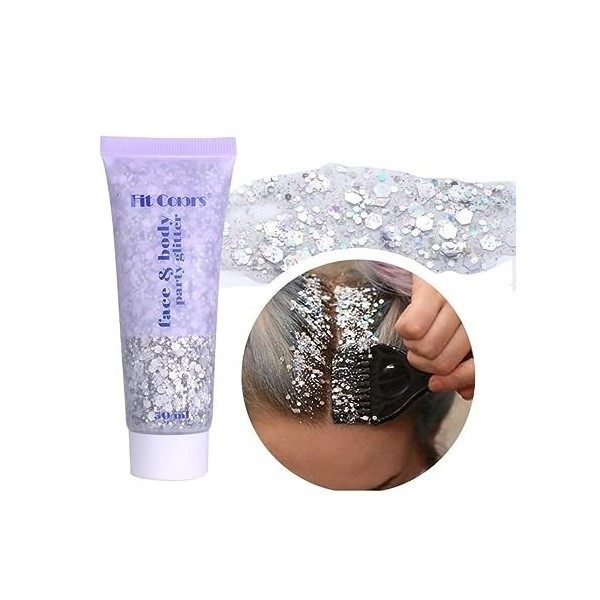 Gel scintillant pour le corps, paillettes pour le visage, gel pour le corps, fard à paupières liquide scintillant, paillettes