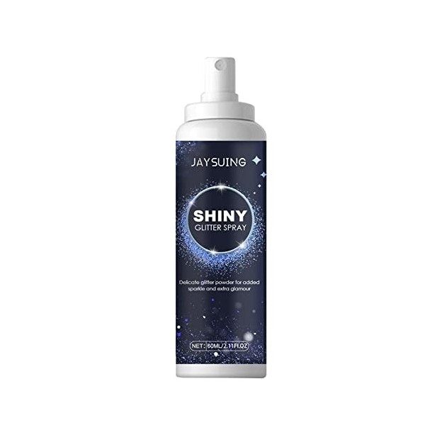 A/R Spray Scintillant 60ml - Paillettes corporelles holographiques de qualité cosmétique pour Femmes - Spray Scintillant Bril