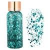 Gel scintillant visage et corps,Chunky Glitter Maquillage Sirène Paillettes Yeux Cheveux Ongles Glitter Gel - Cadeaux danniv