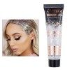 Kit de gel scintillant pour cheveux | Corps scintillant longue durée - Corps, maquillage scintillant pour le visage, peinture