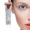 Gel de paillettes scintillantes | Gel scintillant pour le maquillage du corps | Outil de décoration de maquillage facile à ap