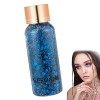 Gel Scintillant pour Le Corps pour Femmes et Filles | Chunky Glitter Maquillage Sirène Paillettes Yeux Cheveux Ongles Glitter