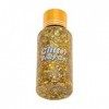 Gel de paillettes pour le corps, 1,1 oz Shiny Safe Face Body Glitter Gel Maquillage pour les yeux et les lèvres pour la perfo