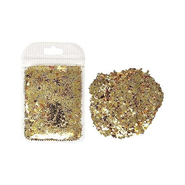 Paillettes cosmétiques pour le visage, les yeux, le corps, les cheveux, licorne et sirène, 10 g rose vif 