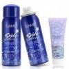 Glitter Spray 2PCS Spray Paillette Cheveux Spray Paillette Corps Spray Paillette Vetement Spray Paillettes Pour Textile SéCha