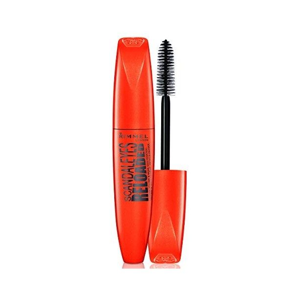 Rimmel - Mascara Scandaleyes Reloaded - Volume extrême et Tenue extrême - Maxi Brosse - 003 Extreme black - 12ml