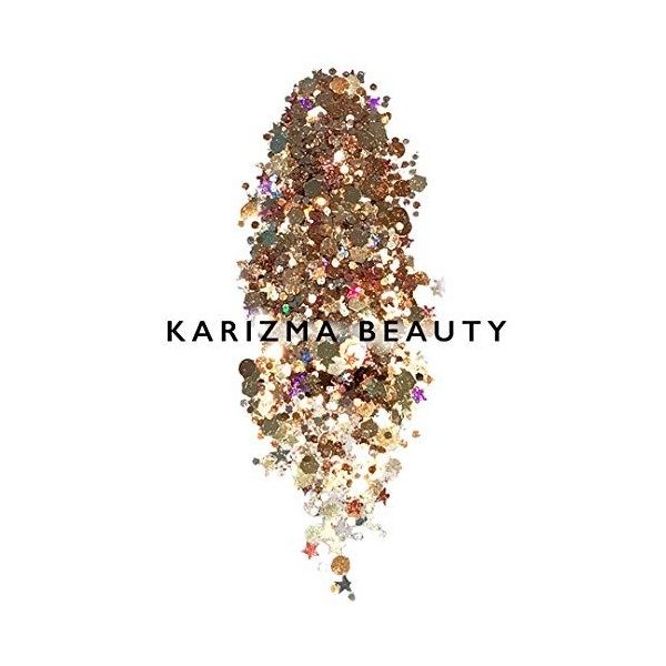 Paillettes Chunky en Rose Gold // Karizma Beauty Festival Glitter Face Glitter Body Hair Cosmetic 10g