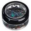 Paillettes en formes Holographiques par Moon Glitter Paillette Lune – 100% de paillettes cosmétique pour le visage, le corp