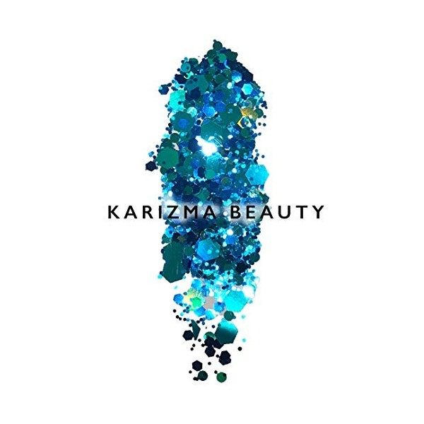 Paillettes Chunky en Mermaid Dreams // Karizma Beauty Festival Glitter Face Glitter Body Hair Cosmetic 10g