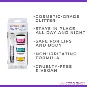 Unicorn Snot Kit de 5 paillettes, végétalien et sans cruauté envers les animaux