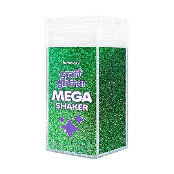 Hemway BULK Glitter 410g / 14.5oz MEGA Craft Shaker Glitter for Nails, Resin, Tumblers, Arts, Crafts, Painting, Festival, Cos