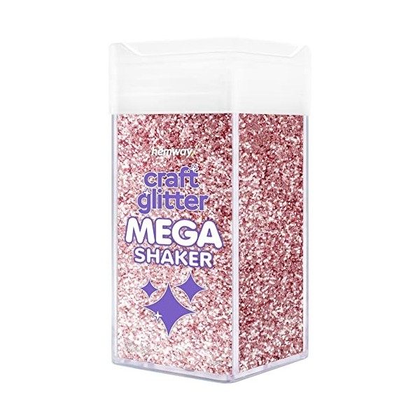 Hemway BULK Glitter 410g / 14.5oz MEGA Craft Shaker Glitter for Nails, Resin, Tumblers, Arts, Crafts, Painting, Festival, Cos