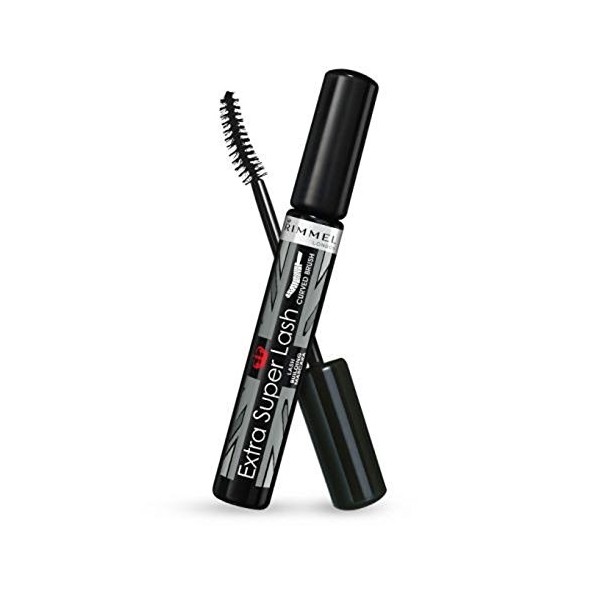 Kit 3 pièces Rimmel Mascara Extra Super Lash Volume Brush incurvé 101 black 8 ml