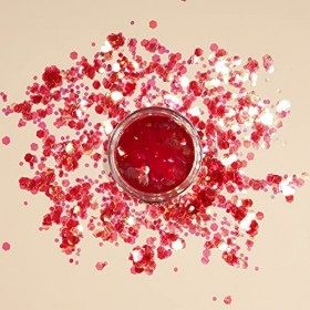 Paillettes rondes irisées par Moon Glitter Paillette Lune – 100% de paillettes cosmétique pour le visage, le corps, les ong
