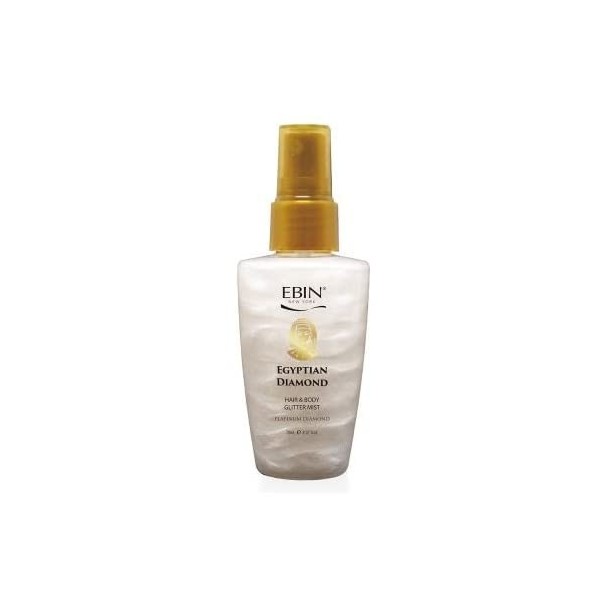 EBIN NEW YORKsecret of pharaoh hair & body glitter brumisateur, facile à appliquer, hydratant, sans cruauté, cadeaux pour fil