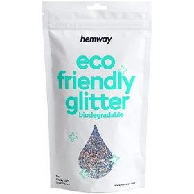 Hemway Eco Friendly Biodégradable Glitter 100 g / 3,5 oz cosmétique Bio Safe Étincelle végétalien pour le visage, fard à paup