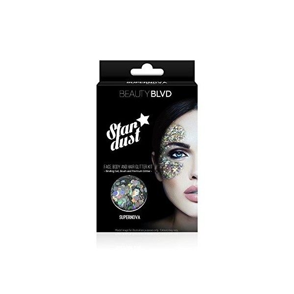 Beauty BLVD Stardust Face and Body Glitter, Supernova