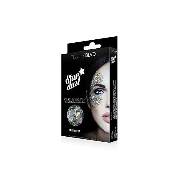 Beauty BLVD Stardust Face and Body Glitter, Supernova