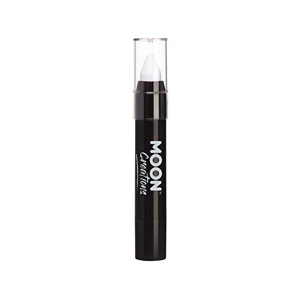 Bâton de Peinture pour Visage / Crayon de Couleur pour Le Maquillage du Visage & Corps par Moon Creations - 3.5g - Noir