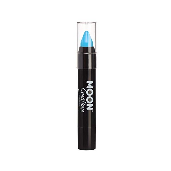 Bâton de Peinture pour Visage / Crayon de Couleur pour Le Maquillage du Visage & Corps par Moon Creations - 3.5g - Noir