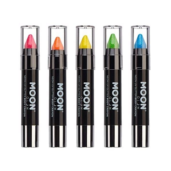 Crayon maquillage fluorescent uv paillette