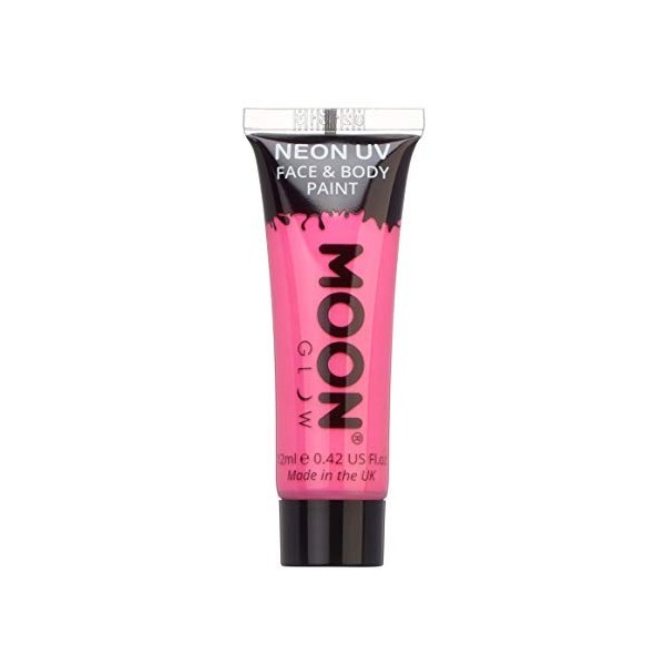 Moon Glow – Peinture fluo UV intense rose visage & corps.12 ml