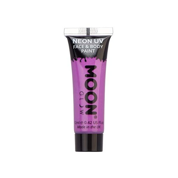 Moon Glow – Peinture fluo UV intense rose visage & corps.12 ml