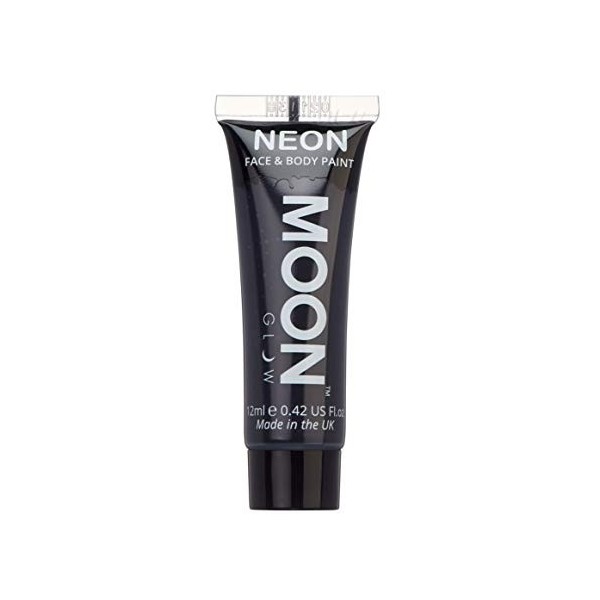 Moon Glow – Peinture fluo noir visage & corps 12 ml