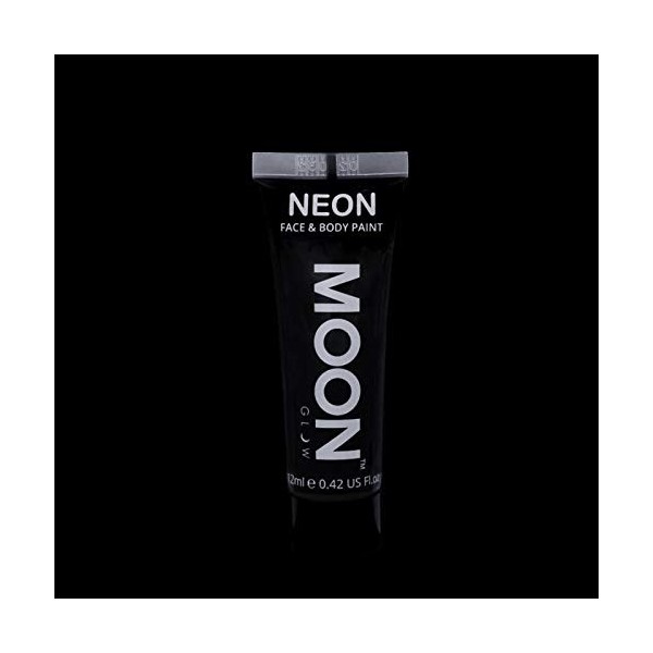 Moon Glow – Peinture fluo noir visage & corps 12 ml