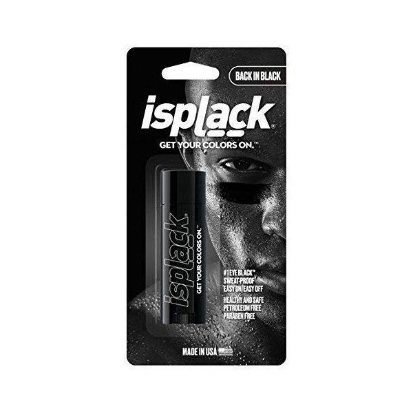 Peinture de visage iSplack colorée, Back in Black