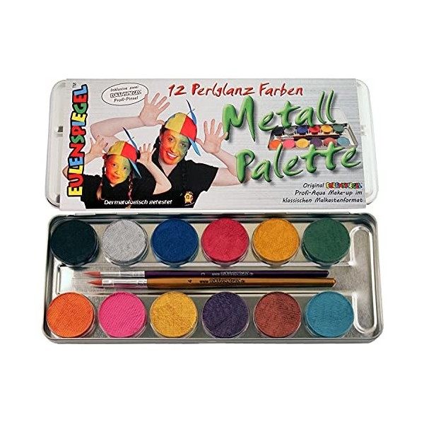 CORVUS - A190613 - Maquillage - 12 Couleurs Brillantes