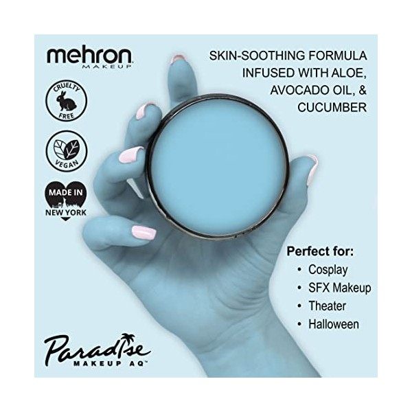 Mehron Paradise Makeup AQ - Light Blue 40 Gr 