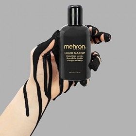 Mehron Liquid Makeup - Black noir, 130 ml 