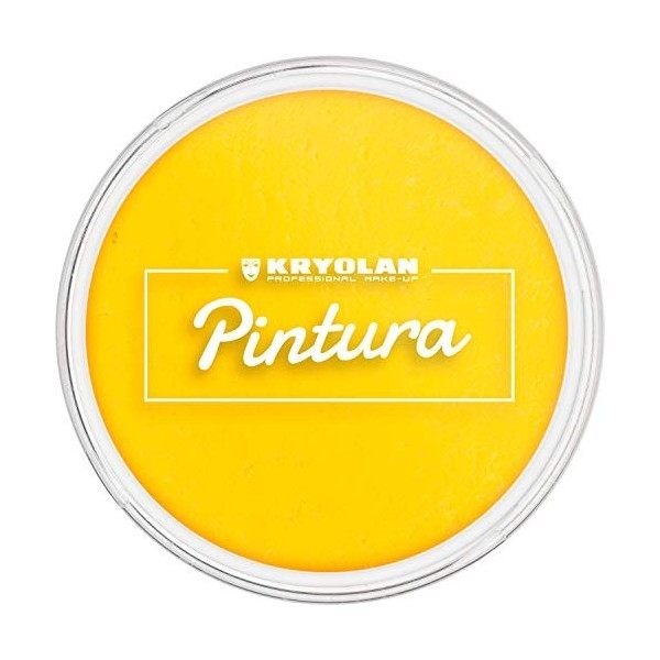 Kryolan Pintura Water Color Maquillage 25 ml, couleur : gris, 26 couleurs, lavable, végétalien, sans parfum, sans paraben, sa