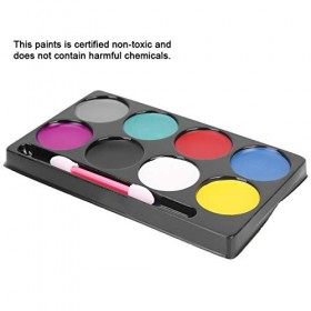Peinture corporelle 8 couleurs peinture à lhuile non toxique visage corps Halloween jour enfants peinture maquillage ensembl
