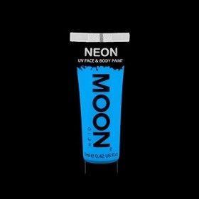 Moon Glow – Peinture fluo UV pastel bleu visage & corps 12 ml