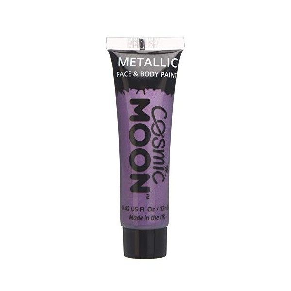 Cosmic Moon - Peinture de maquillage métallique pour le visage et le corps - 12ml - Créez des motifs de maquillage métallique