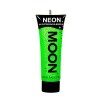 Moon Glow- Neon UV Glitter Face & Body Gel - Peinture pour le visage scintillante, Bleu, 12 ml 1 paquet 