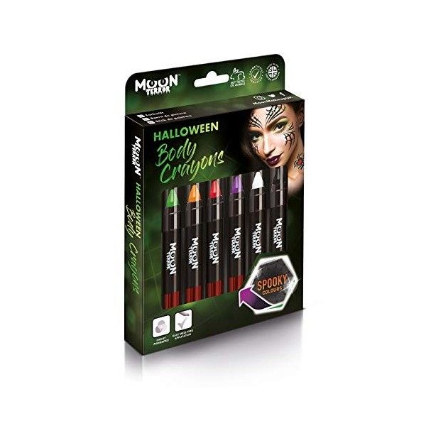 Moon Terror - Bâton De Maquillage Pour Le Visage Et Le Corps Pour La Fête dHalloween - 3.5g - Créez Facilement Des Motifs Ef