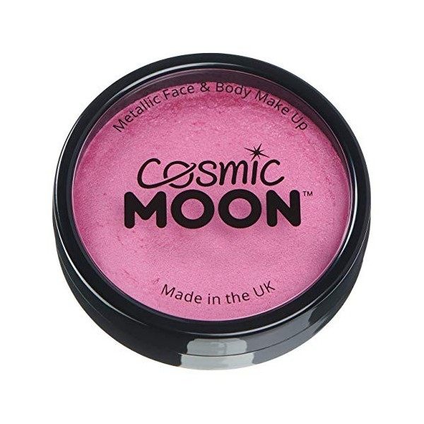 Cosmic Moon - Peinture Professionnelle métallique pour Visage activée à leau - Argent