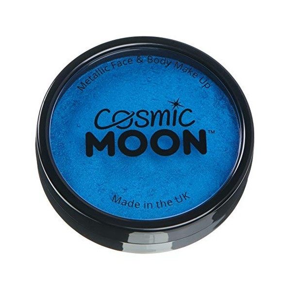 Cosmic Moon - Peinture Professionnelle métallique pour Visage activée à leau - Argent