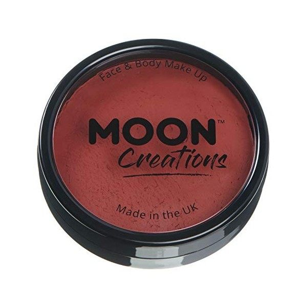 Moon Creations - Peinture Professionnelle pour Visage activée à leau - Rouge Foncé