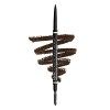 NYX Professional Makeup Crayon à Sourcils Micro Brow Pencil, Crayon Ultra-Fin Double-Embout avec Mine Rétractable et Goupillo