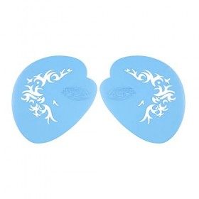 Pochoir De Peinture Faciale 7 Styles/set Pochoir Maquillage Visage Réutilisable Modèle De Peinture Corporelle Fleur Papillon 