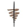 NYX Professional Makeup Crayon à Sourcils Micro Brow Pencil, Crayon Ultra-Fin Double-Embout avec Mine Rétractable et Goupillo