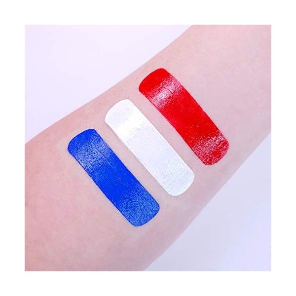 Bâton de Peinture pour Visage / Crayon de Couleur pour Le Maquillage du Visage & Corps par Moon Creations - 3.5g - Kit Drapea