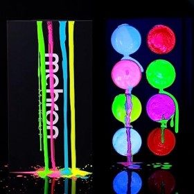 Mehron Paradise Makeup AQ Palette - Neon UV Glow