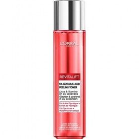 LOréal Paris - Lotion Peeling Visage Lissante et Exfoliante - Élimine les Points Noirs, Pores Dilatés & Imperfections - À l