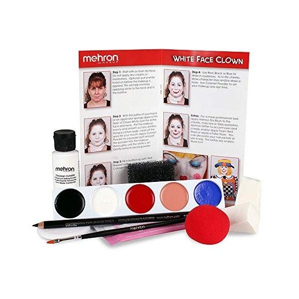 Mehron Professional Makeup Kit - Clown