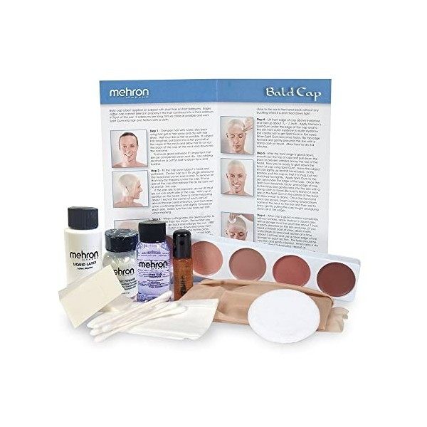 Mehron Professional Makeup Kit - Bald Cap